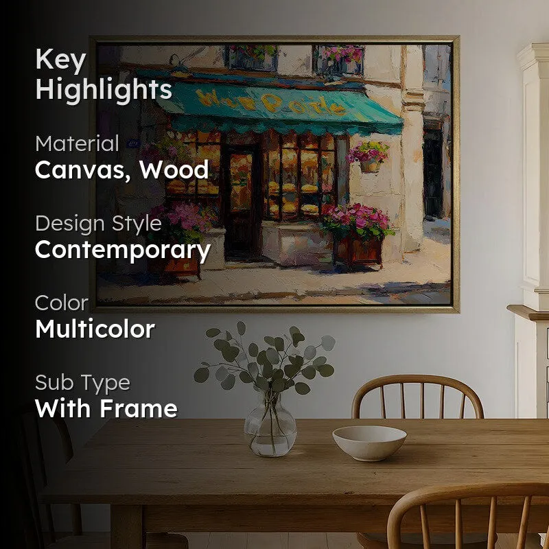 Nostalgic Canvas Wall Painting With Frame media 2