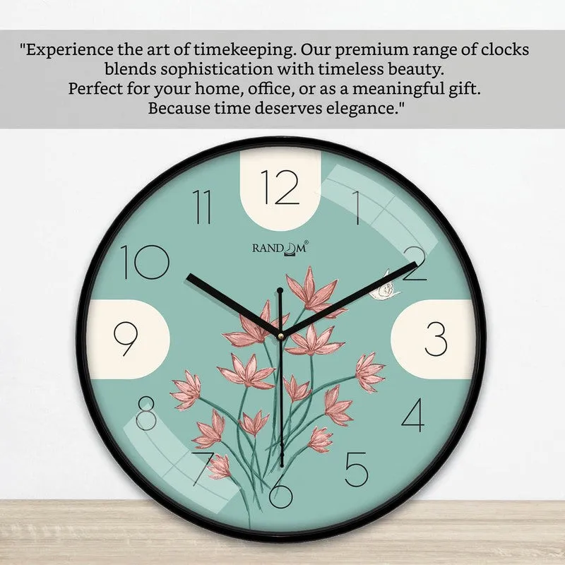 Blossom Round Analog Wall Clock - Multicolor media 6