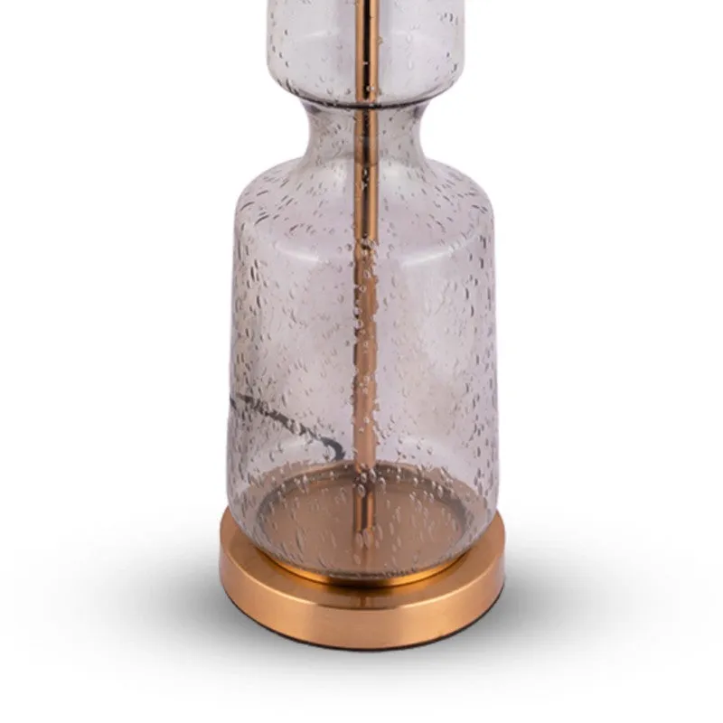 AarviDecor Quincy Classic Metal Table Lamp - Grey media 7