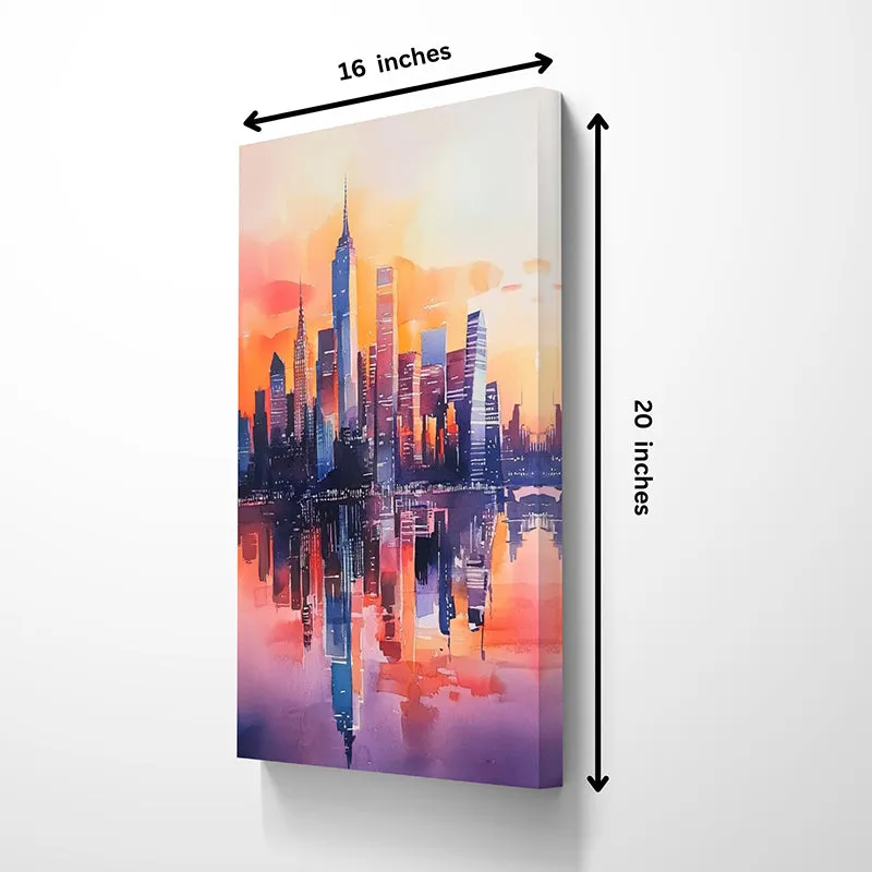 Vivid Citylines Wall Painting media 5