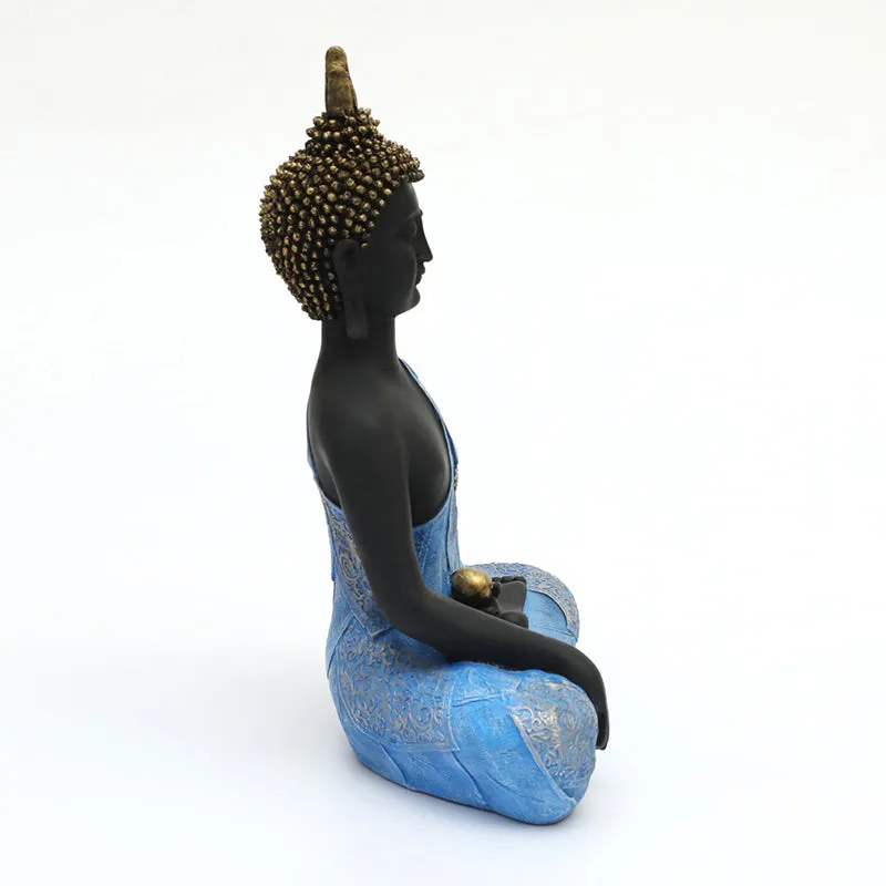 Thinking Buddha Idol - Blue media 4
