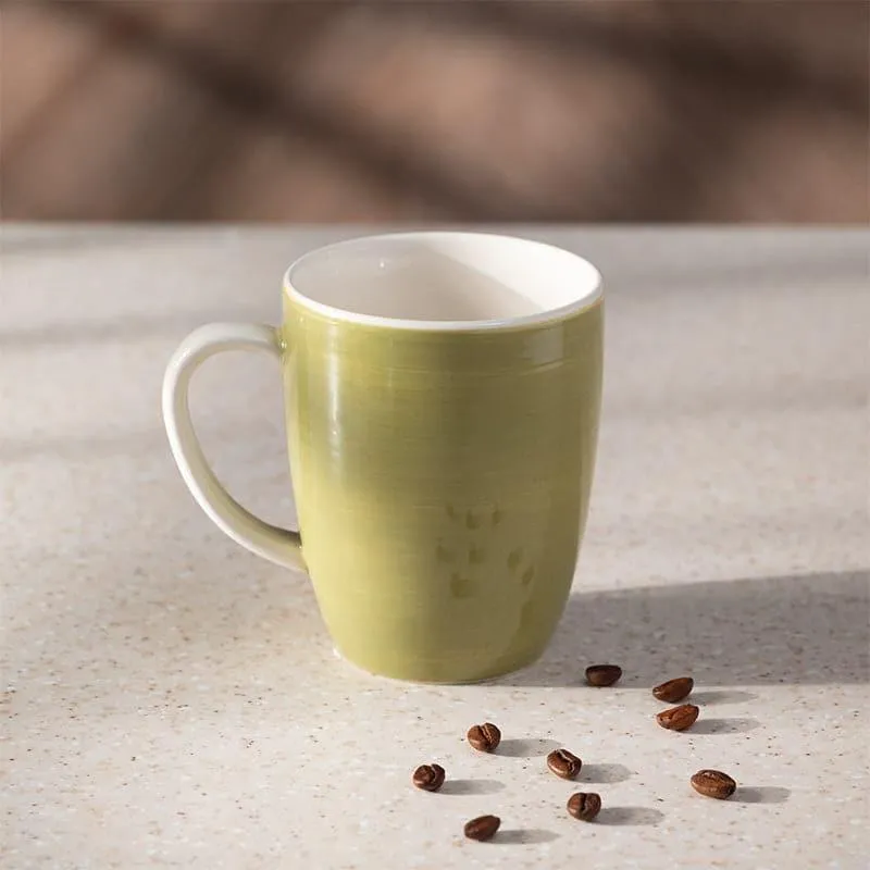 Wabi Porcelain Coffee Mug (295 mL) - Green media 4