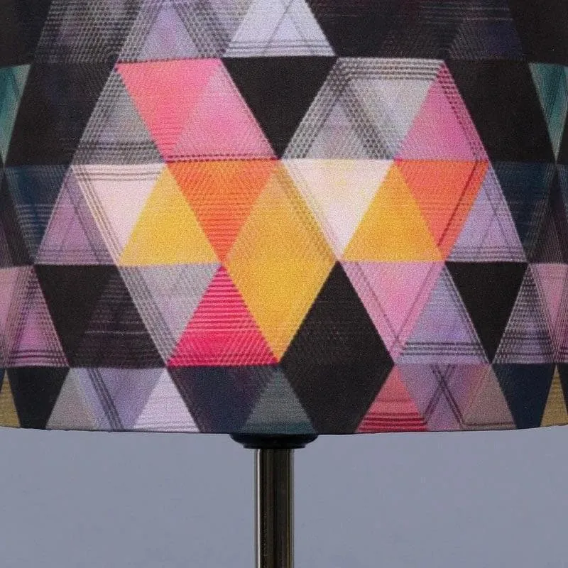 Pixel Poise Metal Fabric Table Lamp - Multicolor media 6