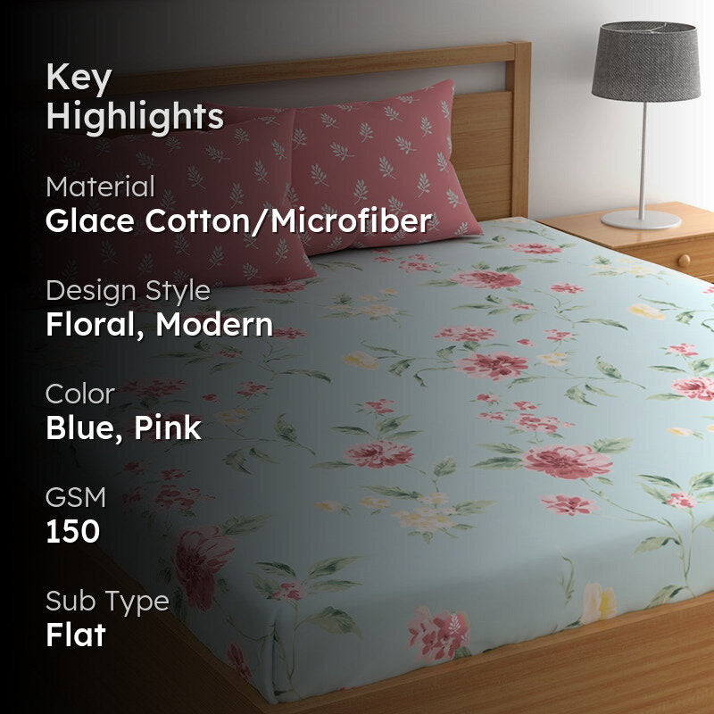 Brianna I Microfiber Microfiber Bedsheet - 150 GSM media 2