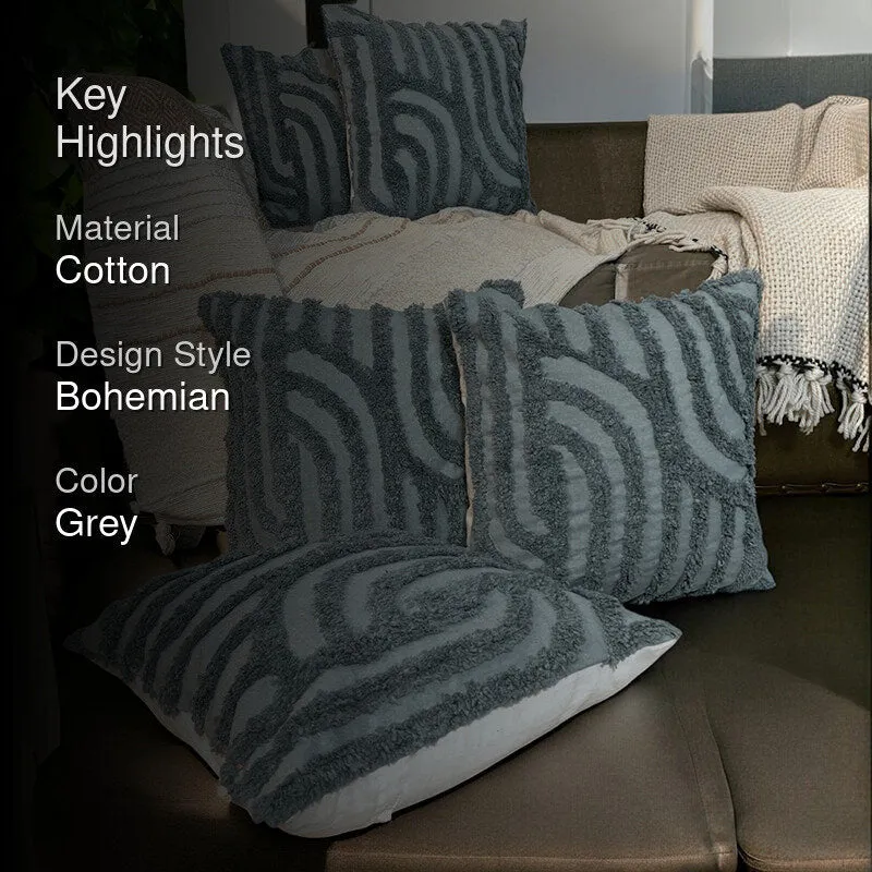 Ferntact Tufted Cushion Cover Set - Set Of Five media 2