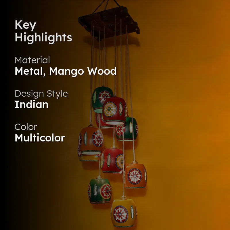 Sarwana Ethnic Ceiling Lamp media 2