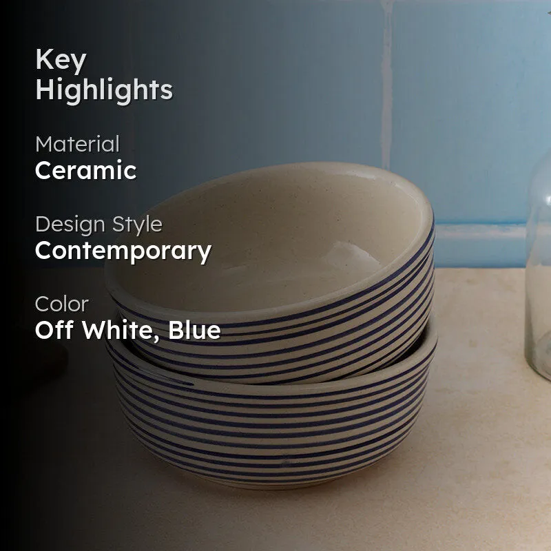 Tiare Serving Bowl (Blue/550 mL) - Set Of Two media 2