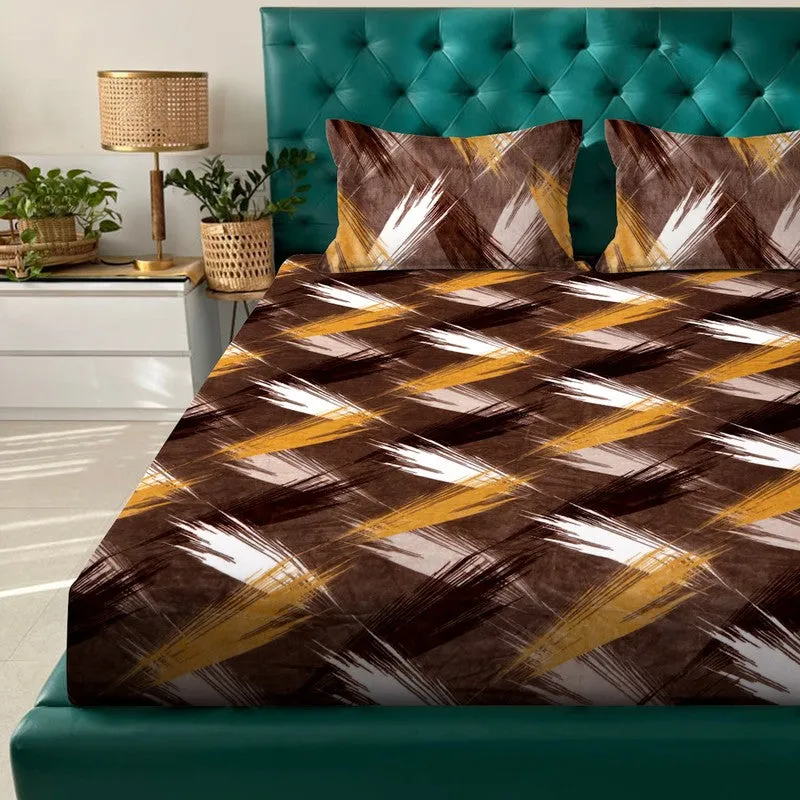 Shadow Streets Fleece Bedsheet - 300 GSM media 3