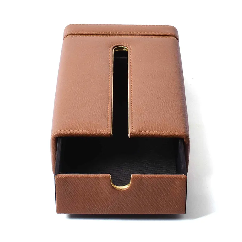Ceastra Nuo Faux Leather Tissue Holder - Brown media 5