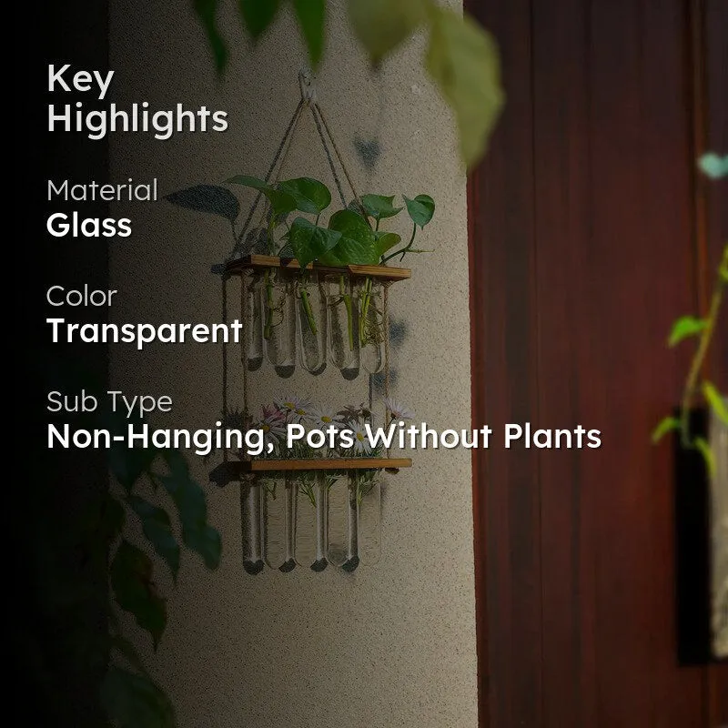 Aysel Hanging Test Tube Planter media 2