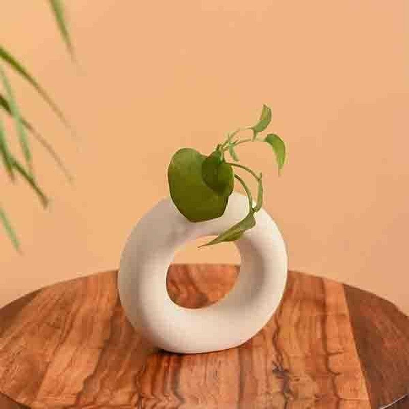 Boho Donut Vase - Powder Pink media 6