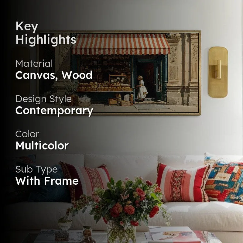 Bakehouse Canvas Wall Painting With Frame media 2
