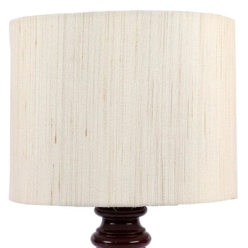 Sorar Bona Fabric Table Lamp - Beige,Brown media 5