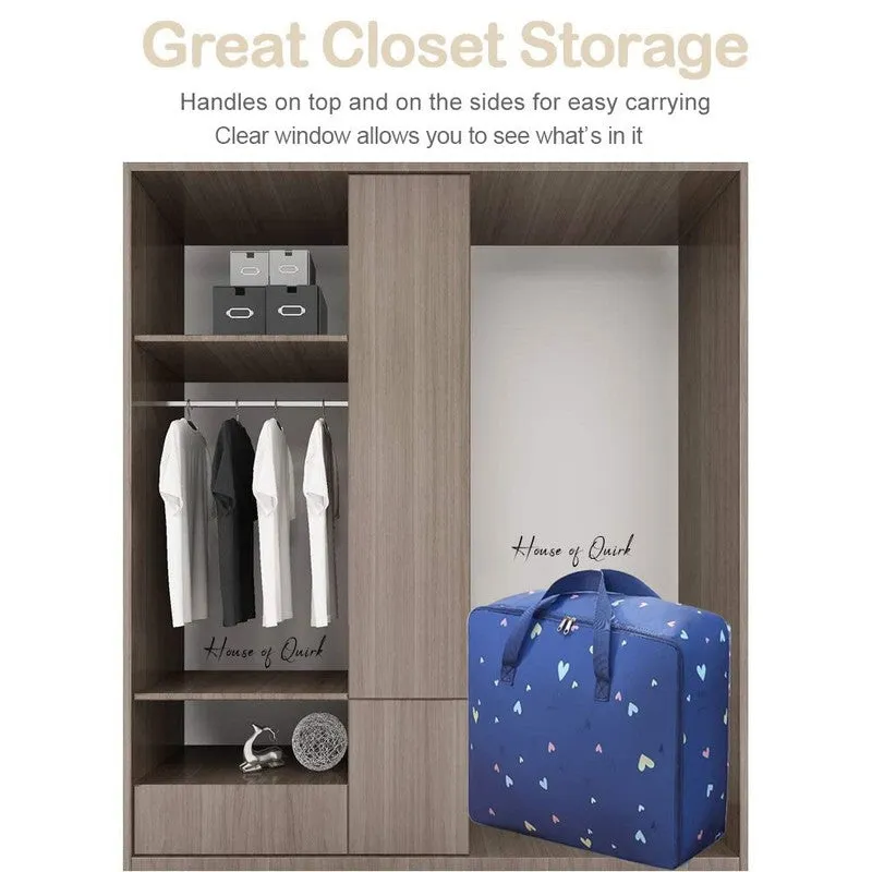 Elvarin Fabric Cloth Organiser - Blue media 5
