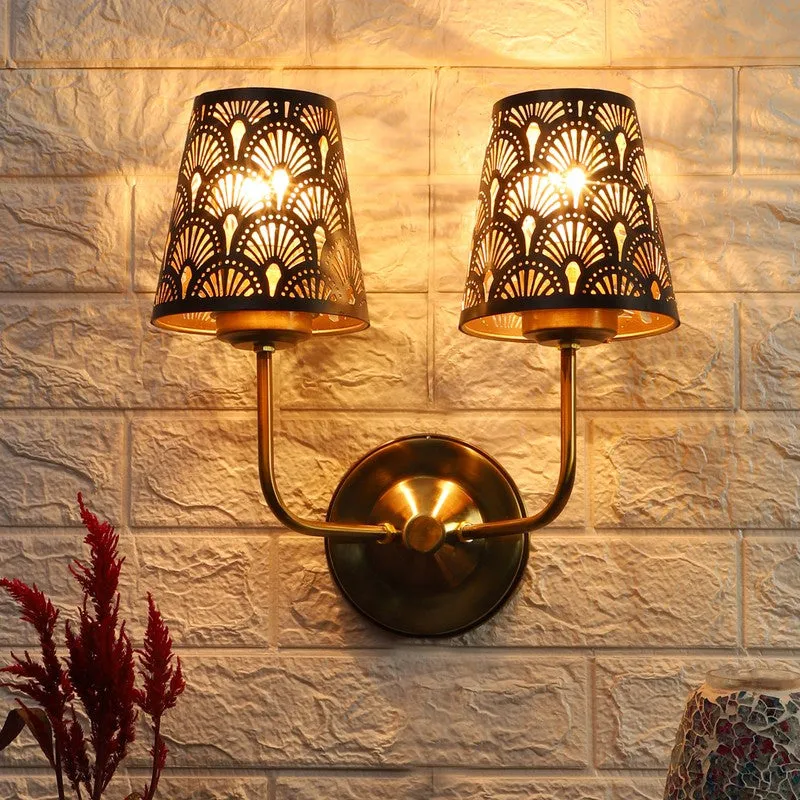 Filigree Duo Metal Wall Lamp media 1