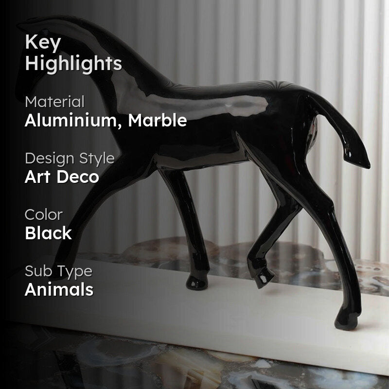 Ines Black Mare Showpiece media 2