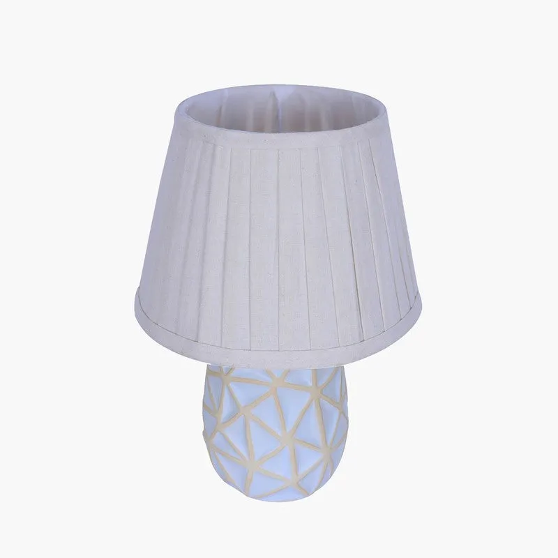 AuraForm Modern Ceramic Table Lamp - White media 4