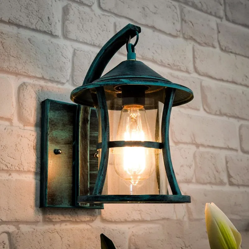 Darbar Lantern Glass & Metal Lamp media 1
