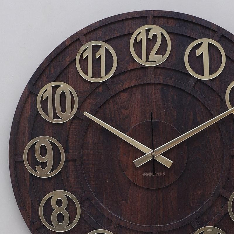 Balencia Decorative Wall Clock - Brown media 3