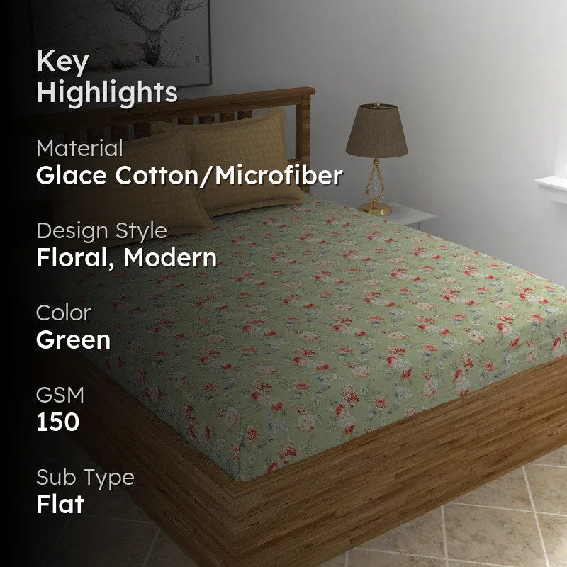 Prism Nest I King Microfiber Bedsheet - 150 GSM media 2