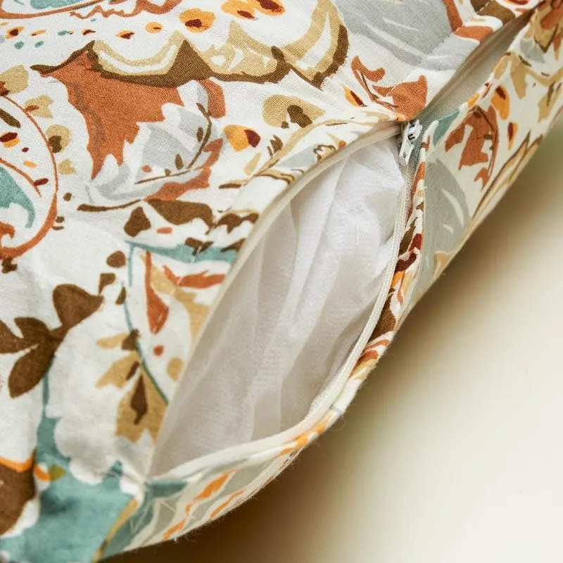 Paisley Rush Cushion Cover (Brown) - Set Of Five media 5