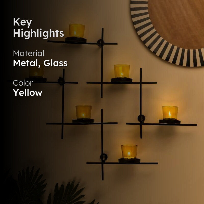 Luminaire Votive Trio (Yellow) - Set Of Two media 2