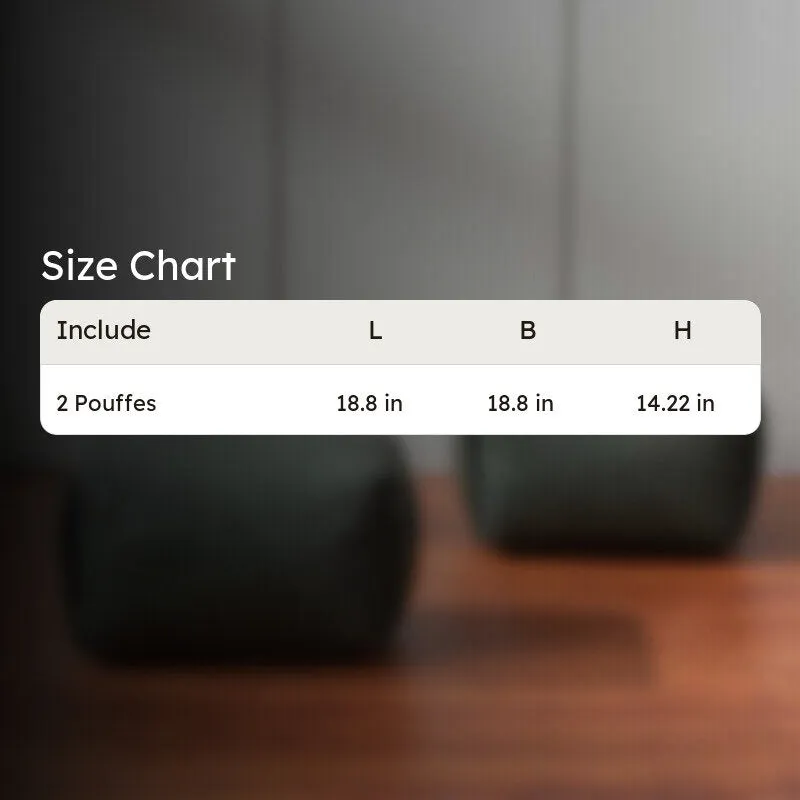 Daily Ritual Pouffe (Green) - Set Of Two media 10