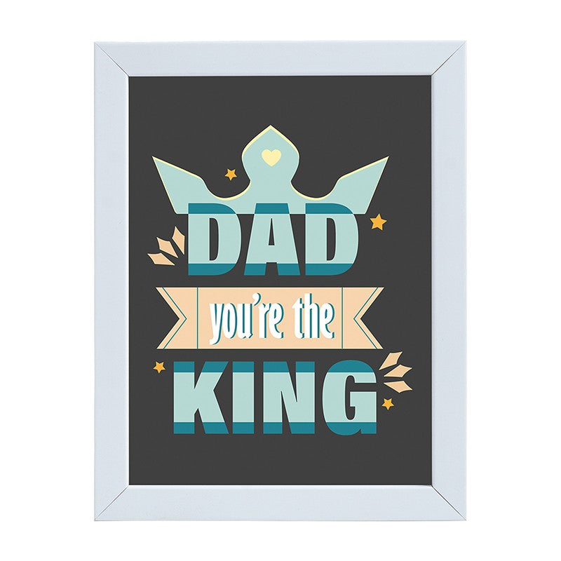 Dad You're The King Wall Art media 3