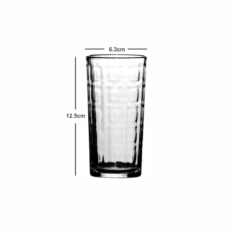 lone Glass Tumbler (250 ML) - Set Of Six media 5