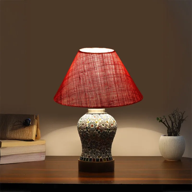 Gleamra Wooden Table Lamp - Multicolor media 1