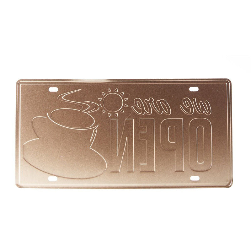 Open For Business Retro Metal Wall Accent media 7