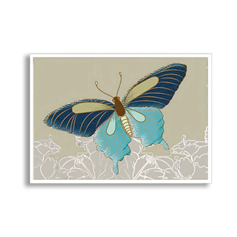 Butterfly's Whimsy Wall Art with White Frame media 3