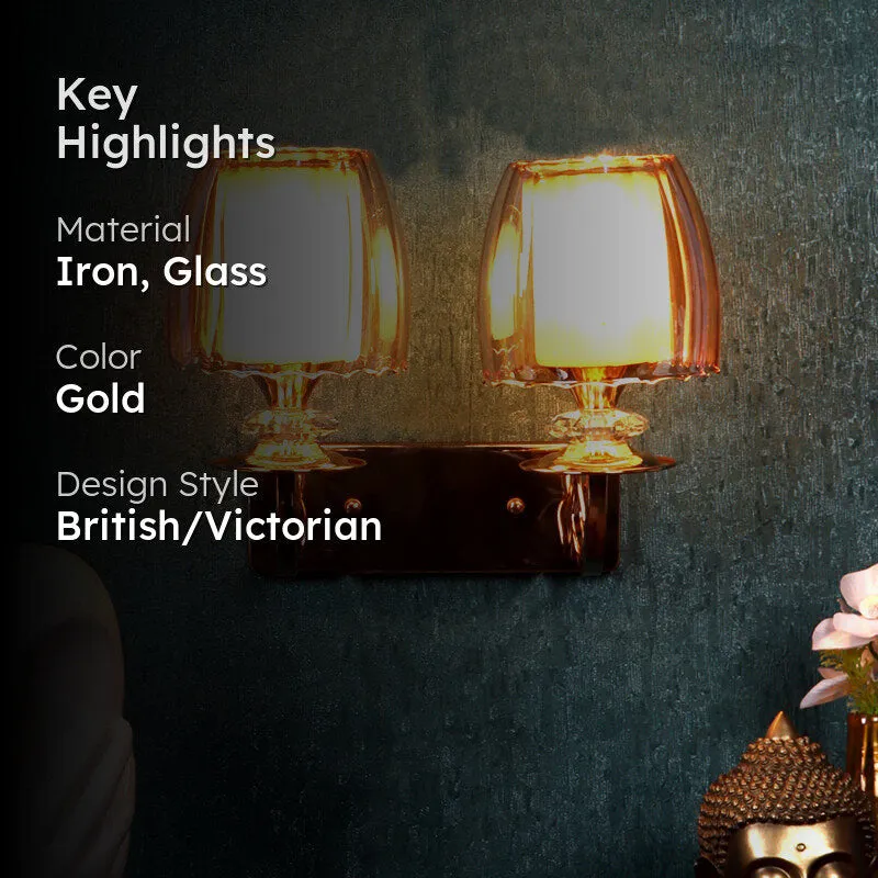Glo Duo Iron Wall Lamp media 2
