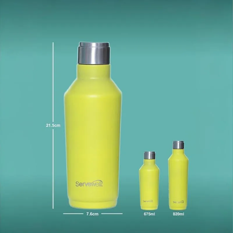 Steel Chill Bottle (675 mL) - Lime Green media 5