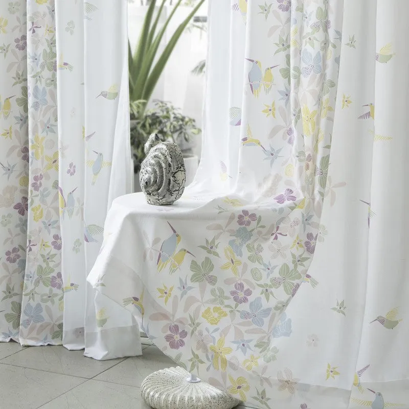 Tranquebar Home Winged Cotton Curtains - Set Of Two media 1