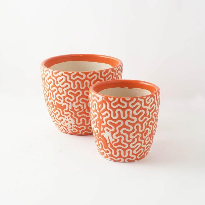 Magic Maze Planter (Orange) - Set Of Two media 6