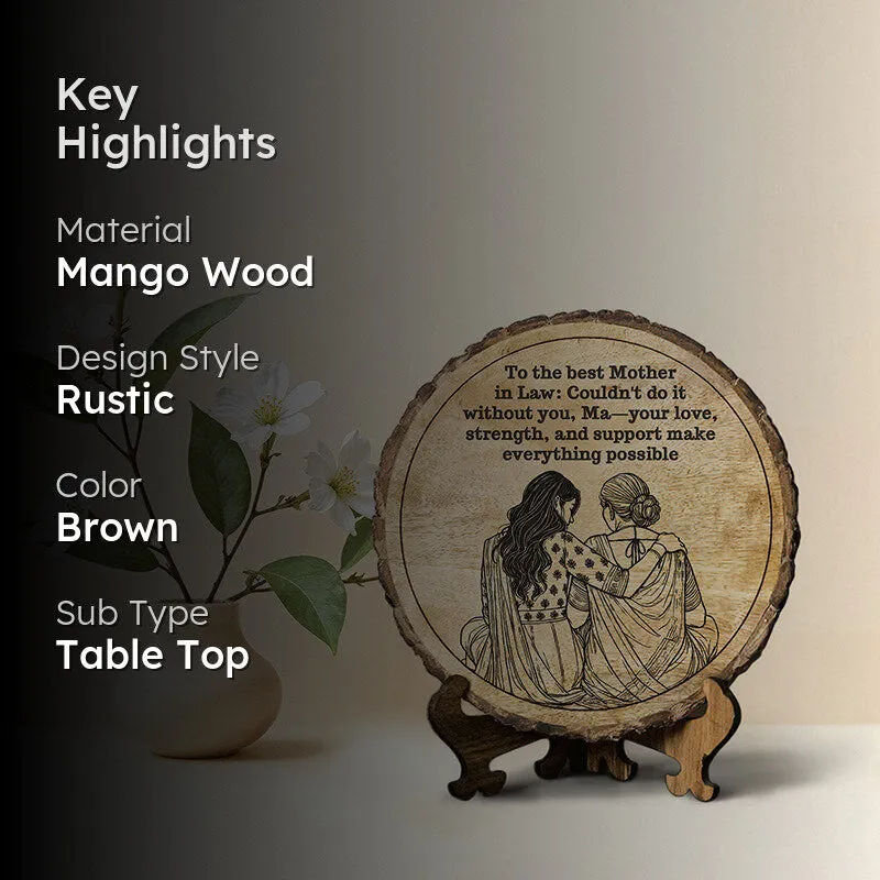 Ma Makes Everything Possible Showpiece - Round media 2