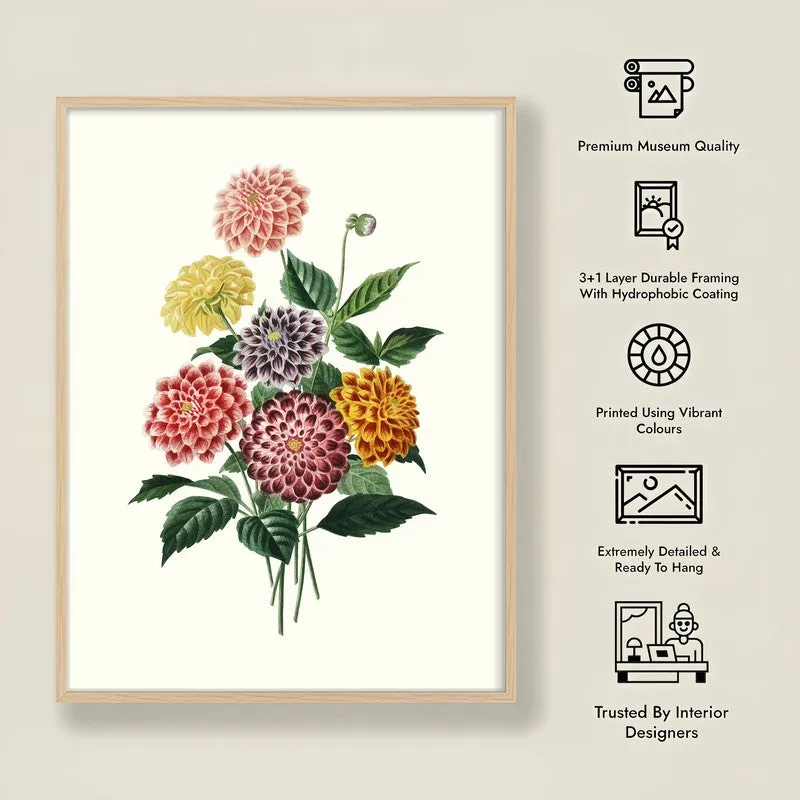 Whispers Of Spring Archival Paper Wall Art - Natural Brown Frame media 8
