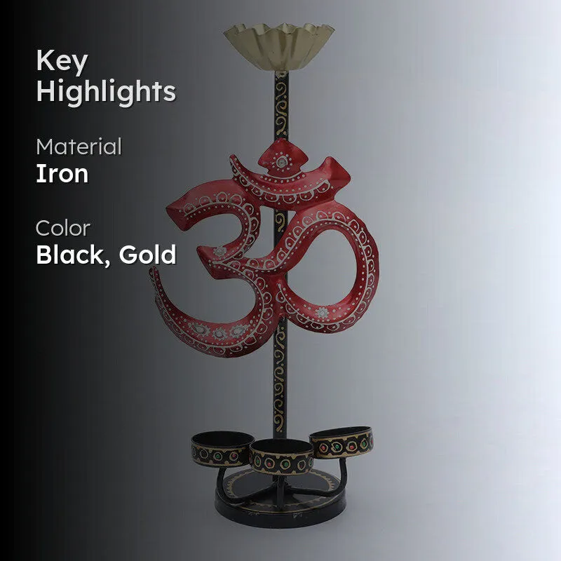 Brilliant Aum Tea Light Holder media 2