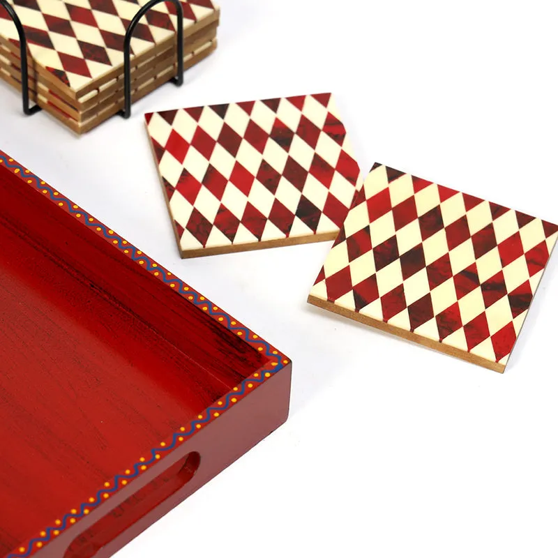 Mosaic Gleam Coaster - Eight Piece Set media 4