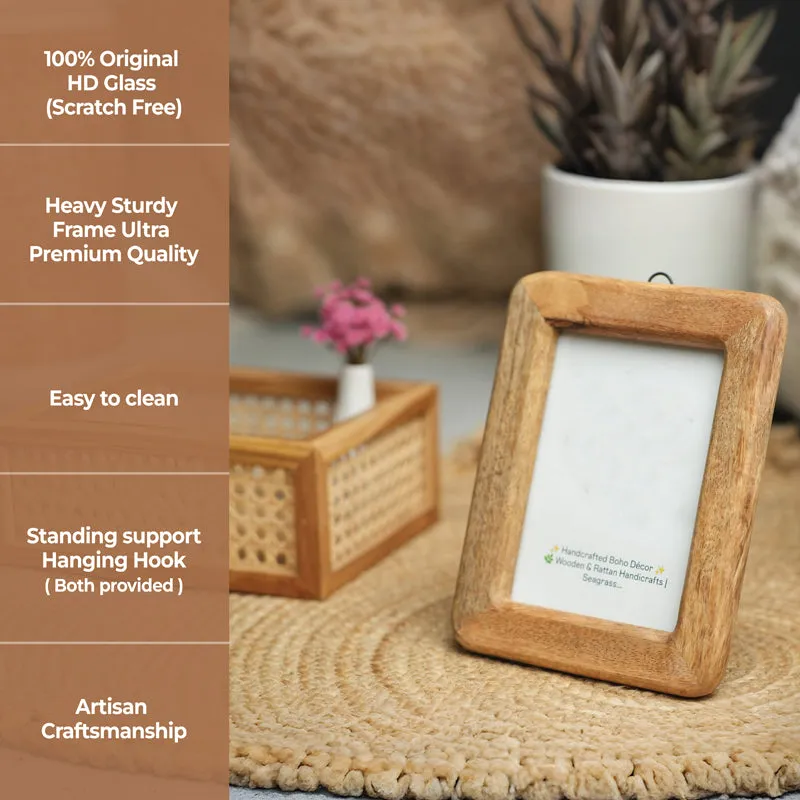 FrameShift Boho Wooden Photo Frame media 5