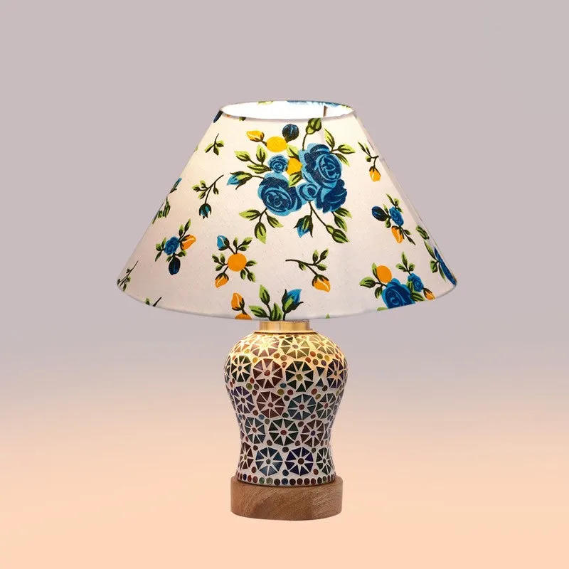 Astrona Fleur Wooden Table Lamp - Multicolor media 6