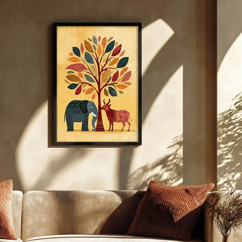 Vanira Canvas Wall Painting With Black Frame media 4