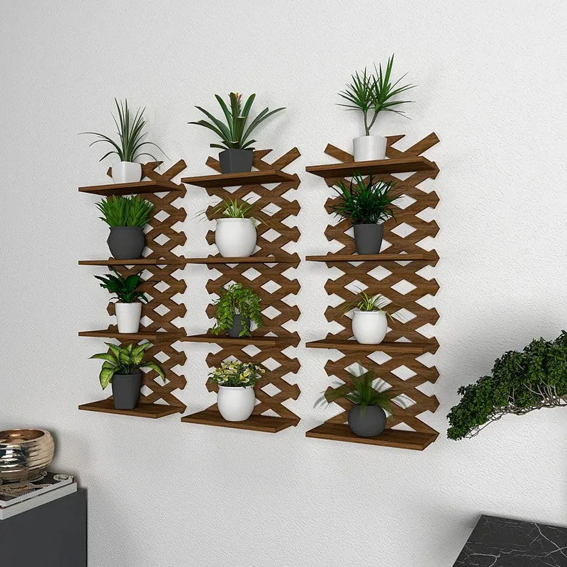 Vivo Stack (MDF,Wood) Shelves - Set Of Three media 3
