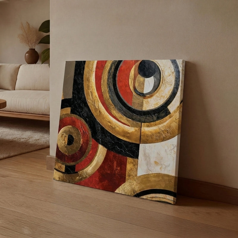 Pattern Curve Canvas Wall Art