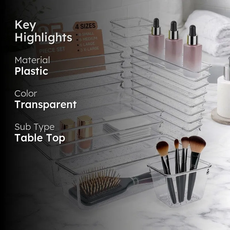 ClarityBox Plastic Desk Organiser - Transparent media 2
