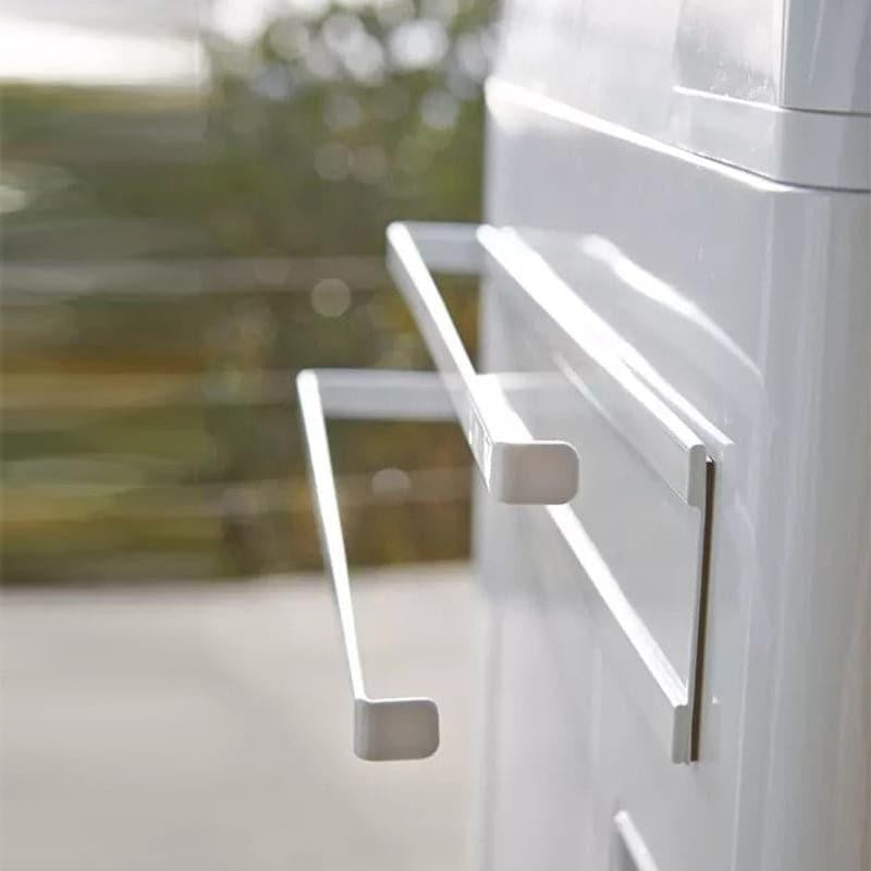 Rollon Magnetic Wall-Mount Tissue Holder - Sleek White Design media 7
