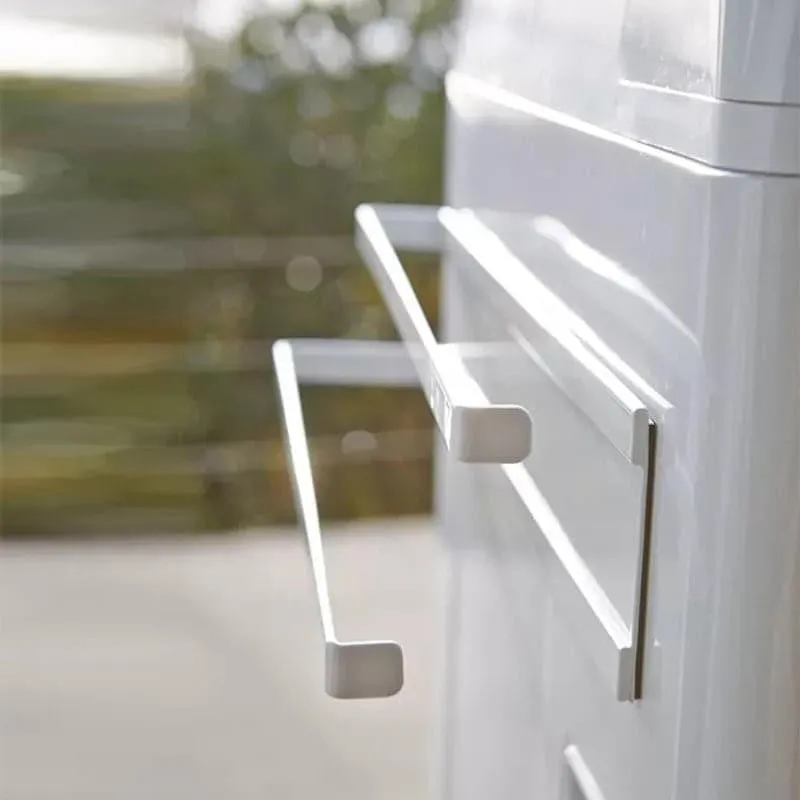 Rollon Magnetic Wall-Mount Tissue Holder - Sleek White Design media 7