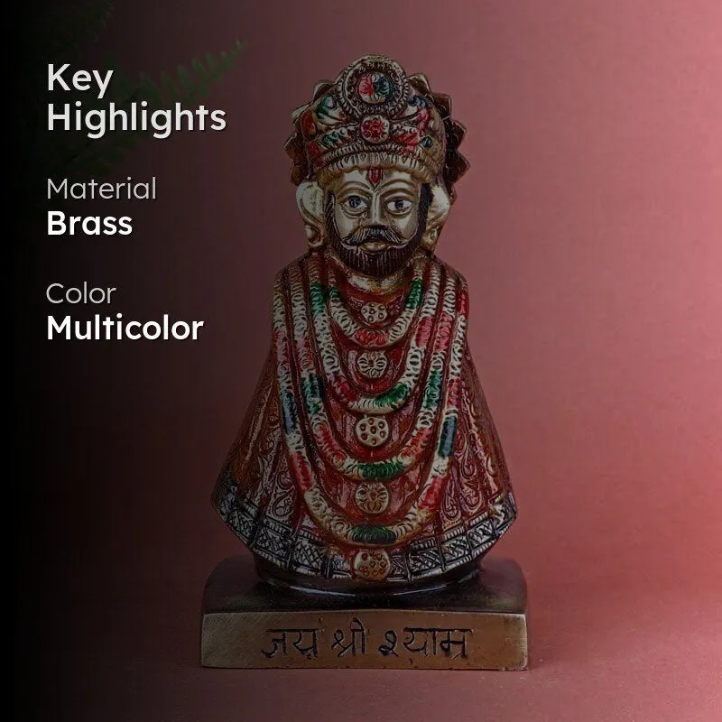 Khatu Shyam Ji Brass Idol media 2