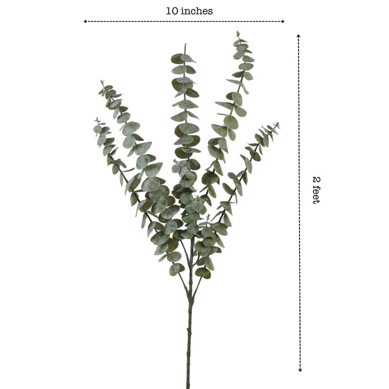 Artificial Realistic Eucalyptus Stick - Set Of Three media 7